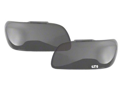 Tail Light Covers; Carbon Fiber Look (06-08 Charger)