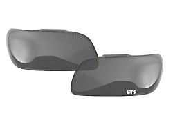 Tail Light Covers; Carbon Fiber Look (06-08 Charger)