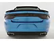 Tail Light Covers with Rear Blackout Panel; Carbon Fiber Look (15-23 Charger)