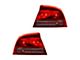 Tail Lights; Chrome Housing; Red Lens (06-08 Charger)