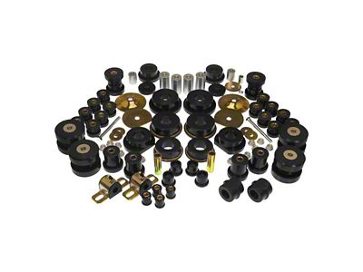 Total Bushing Kit; Black (06-10 Charger)