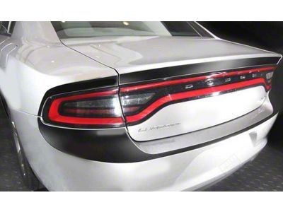 Trunk Deck and Rear Blackout Stripes; Gloss Red (19-23 Charger)