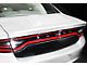 Trunk Deck Blackout Decal Stripe; Gloss Red (15-18 Charger)