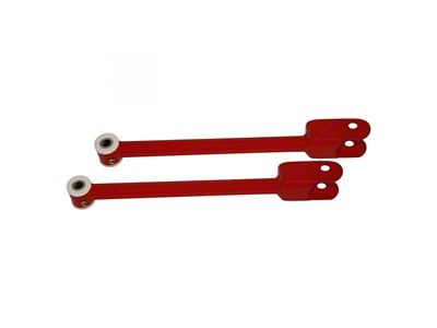 Tubular Rear Trailing Arms; Bright Red (06-23 Charger)