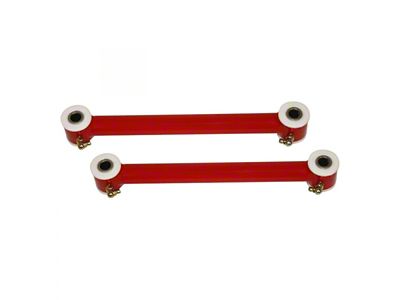 Tubular Rear Upper Lateral Control Arms; Rear Position; Bright Red (06-23 Charger)