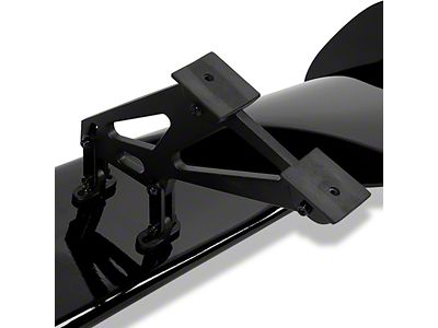 Type-3 GT Style Universal Wing with Mounts; Gloss Black (Universal; Some Adaptation May Be Required)