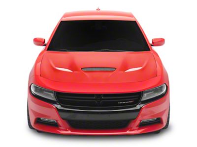 Type-HC Style Ram Air Hood; Unpainted (15-23 Charger)