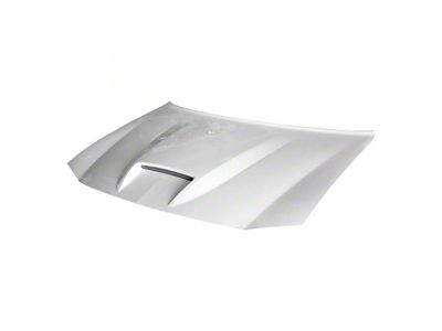 Type-SRT Style Ram Air Hood; Unpainted (06-10 Charger)