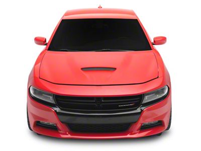 Type-SRT Style Ram Air Hood; Unpainted (15-23 Charger)