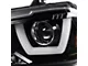 U-Bar Halo Projector Headlights; Jet Black Housing; Clear Lens (11-14 Charger w/ Factory Halogen Headlights)
