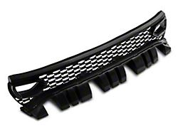 Dual Snorkel Upper Grille; Matte Black (15-19 Charger SRT; 17-18 Charger Daytona, R/T 392; 17-23 Charger Scat Pack; 19-23 Charger GT, R/T)