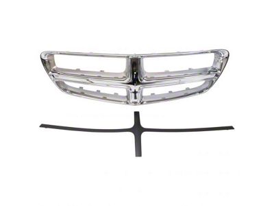 Upper Replacement Grille; Chrome and Black (11-14 Charger SE, SXT, R/T)