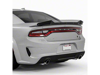 V1R Wicker Bill Rear Spoiler; Gloss Black (15-23 Charger)