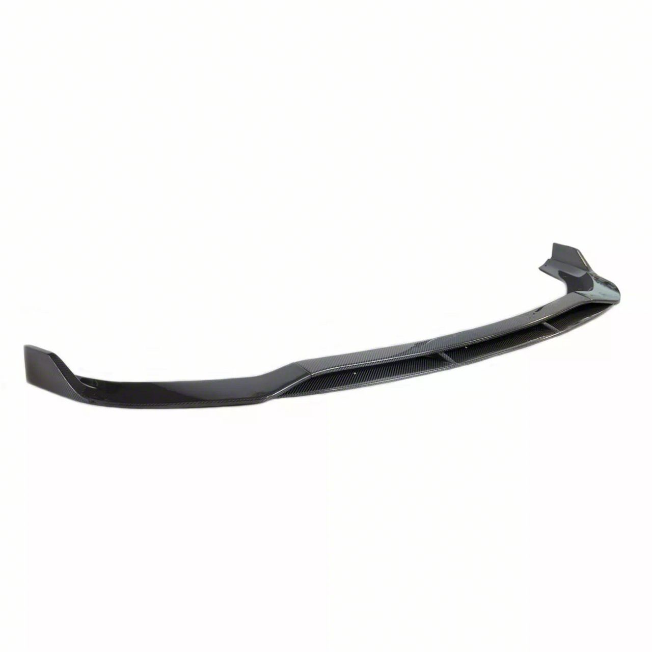 V3R Front Lip; Gloss Carbon Fiber (15-23 Charger Scat Pack, SRT, Excluding Widebody)