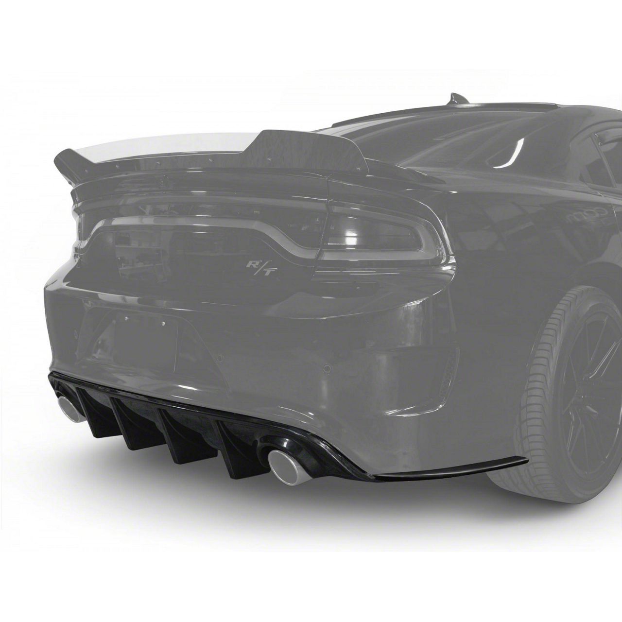 Charger V3R Style Full Rear Diffuser (15-23 Charger Scat Pack, SRT ...