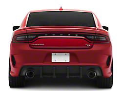 V3R Style Rear Diffuser; Matte Black (20-23 Charger Widebody)