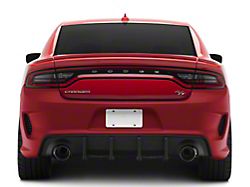 V3R Style Rear Diffuser; Matte Black (20-23 Charger Widebody)