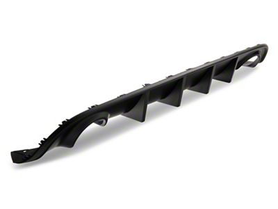 V3R Style Rear Diffuser; Matte Black (15-23 Charger Excluding Widebody)