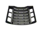 V3R Style Rear Window Louvers; Matte Black (11-23 Charger)