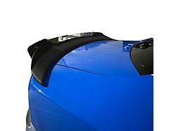 V3R Style Wicker Bill Rear Spoiler Add-On; Dry Carbon Fiber Vinyl (15-23 Charger, Excluding Widebody)