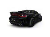 V3R Style Wicker Bill Rear Spoiler Add-On; Gloss Black Vinyl (15-23 Charger, Excluding Widebody)