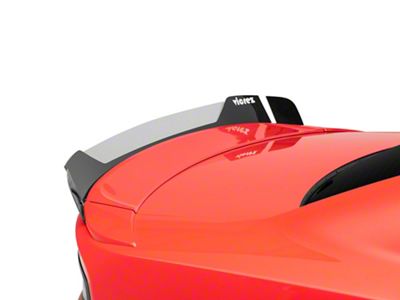 V3R Wicker Bill for 3-Piece Rear Spoiler; Gloss Black (15-23 Charger)