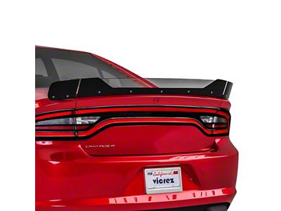V3R Wicker Bill for 3-Piece Rear Spoiler; Urban Camo Vinyl (15-23 Charger, Excluding Widebody)
