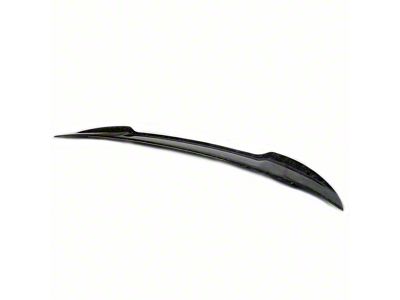 V5R Carbon Fiber Rear Wing Spoiler; Gloss Forged Carbon Fiber (11-23 Charger)