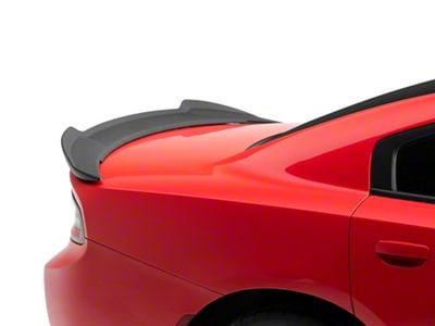 V5R Style Rear Wing Spoiler; Matte Black (11-23 Charger)