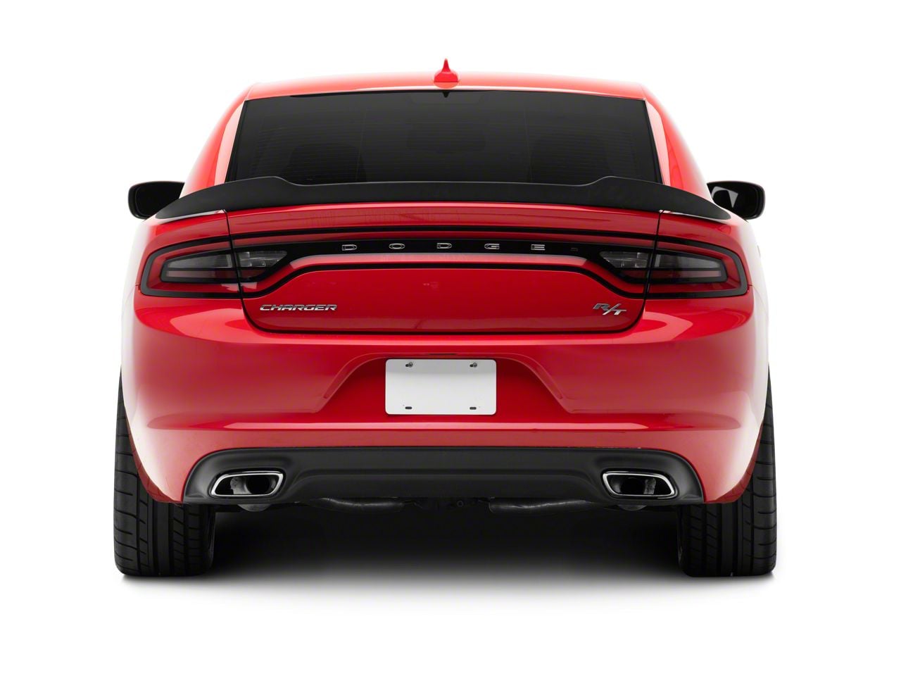 Charger V5R Style Rear Wing Spoiler; Matte Black (11-23 Charger