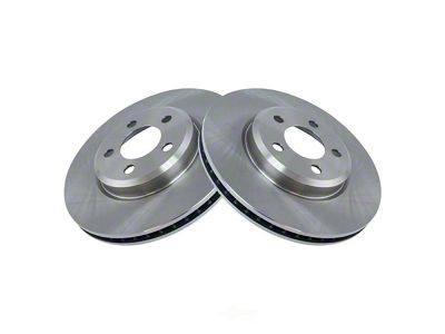Vented Rotors; Front Pair (06-23 Charger w/ 12.60-Inch Front Rotors)