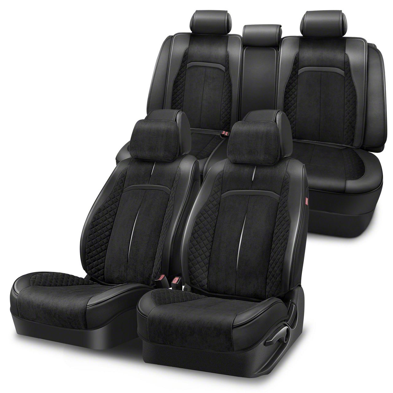 Couvre Siege Auto BDK PU Leather Car Seat Covers Full Set