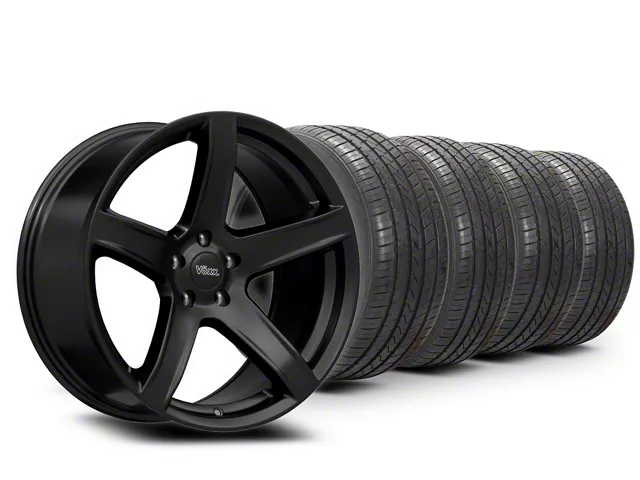 20x9.5 Voxx Replica Hellcat Style Wheel & Lionhart All-Season LH-Five Tire Package (11-23 RWD Charger)