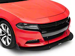 VZ3 Style Front Bumper Splitter; Textured Black (15-23 Charger, Excluding Widebody)