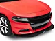 VZ3 Style Front Bumper Splitter; Textured Black (15-23 Charger, Excluding Widebody)