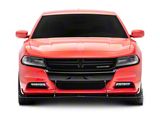 VZ3 Style Front Bumper Splitter; Textured Black (15-23 Charger, Excluding Widebody)