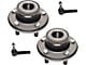 Wheel Hub Assemblies with Outer Tie Rods; Front (06-10 RWD Charger)