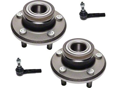 Wheel Hub Assemblies with Outer Tie Rods; Front (06-10 RWD Charger)
