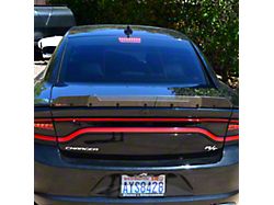 Wicker Bill; Dark Tint (15-23 Charger R/T)
