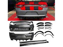 Widebody Style Conversion Body Kit; Unpainted (15-23 Charger)