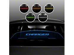 Wind Deflector with Charger Script; Blue (06-23 Charger)