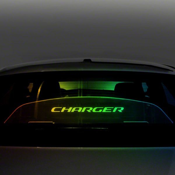 Charger Wind Deflector with Charger Script; Extreme Lighting Kit (0623