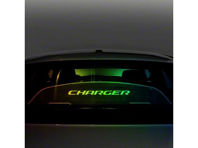 Wind Deflector with Charger Script; Extreme Multi-Color Lighting Kit (06-23 Charger)