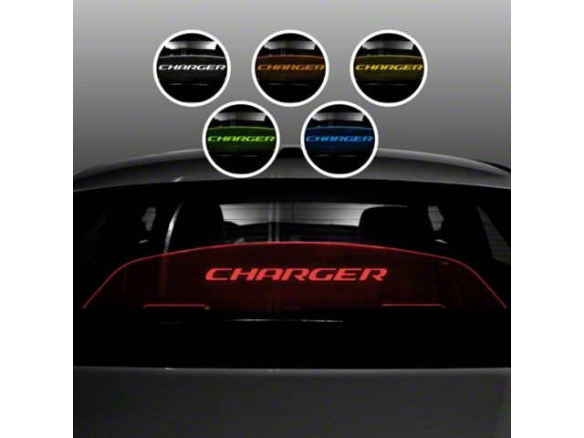 Wind Deflector with Charger Script; Red (06-23 Charger)