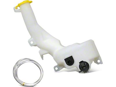 Windshield Washer Reservoir Tank Bottle with Level Sensor and Fluid Pump (11-19 Charger)