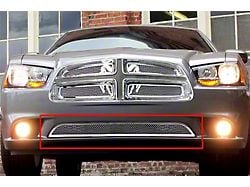 Wire Mesh Lower Grille; Chrome (11-14 Charger w/o Adaptive Cruise Control, Excluding SRT8)