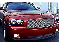 Wire Mesh Upper and Lower Grilles; Chrome (06-10 Charger, Excluding SRT8)