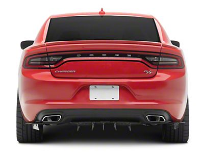 Rear Bumper Diffuser Valance – Fits 2020-2023 Dodge Charger SRT Widebody (V2 Shark Fin Style)