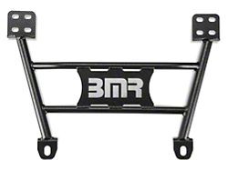 BMR Radiator Support Chassis Brace; Black Hammertone (05-14 Mustang)