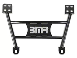BMR Radiator Support Chassis Brace; Black Hammertone (05-14 Mustang)